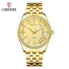 CHENXI Couple watch new quartz watch 8218 business men's watch HD luminous watch