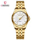 CHENXI Men and women watch Diamond Gold Business Watch Couple's Watch fashion casual quartz watch CX-050A