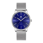 WWOOR 8832 Men Simple Slim Quartz Watch Gold Steel Mesh Ultra Thin Men Watches Luxury Brand 50M Waterproof Male Wrist Watch Golden Clock