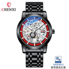 Chenxi high-end new solid automatic hollow mechanical watch men's men's waterproof luminous watch