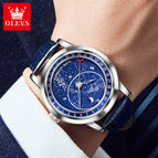 OLEVS men's watch automatic mechanical rotation watch starry men's watch 9923 starry sky