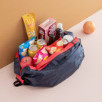 Foldable shopping bag environmental travel one shoulder beach bag portable large capacity canvas bag