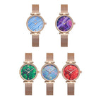 Tiktok Red Green Malachite Green Dial, Emerald High School Girl's Watch Woment Watches Casual