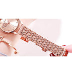 GEDI 5154 Fashion Casual Watch Hot Sale Women Elegant Luxury Stainless Steel Waterproof Ladies Diamond Rhinestone Analog Quartz Wristwatch