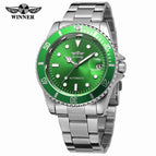 Winner Men Fashion Leisure Water Ghost Automatic Mechanical men casual Watch SLZa16