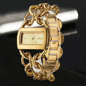 PINTIME Couple Quartz Watch Fashion Simple Steel Belt Women's Watch PT1155