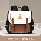 New primary school students horizontal schoolbag boys and girls refrigerator-style open door girls schoolbag large-capacity children's bag 5611