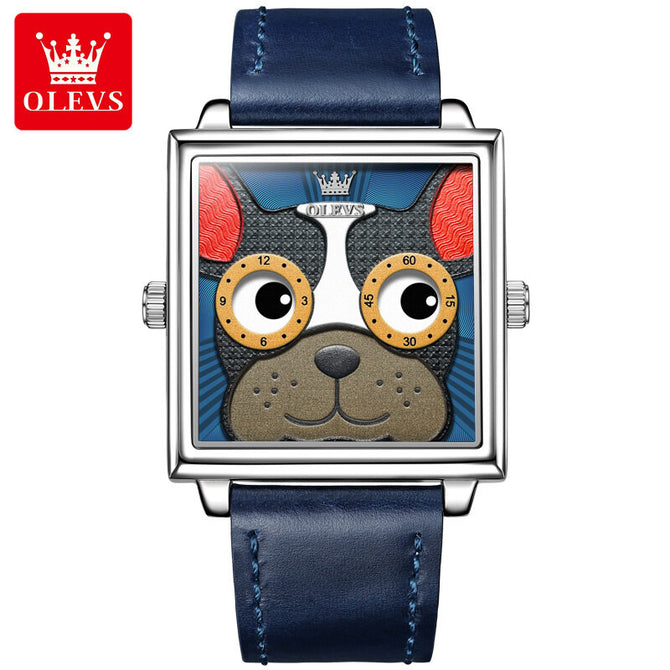 OLEVS Watch Fashion Trend Quartz Watch Square Watch Men's Watch 5510