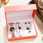 2021 Net Red Live Broadcast Temperament Little Swan Bracelet Women's Watch Simple Watch Women's Five Pieces