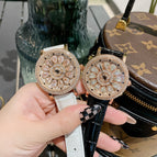 2023 New Arrival DINIMI Fashion Trend Temperament Full of Diamond Light Times DiamondWomen's Watch Belt Watches for women