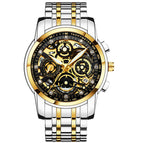 KIMSDUN hollow watch waterproof calendar quartz watch multi-functional fashion men's watch K-1966B