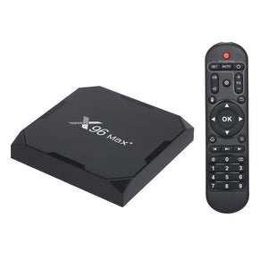 X96 Max Plus TV Box S905X3 Quad-core 64-bit Chipset CPU Cortex-A55 Android 9.0 TV Set Top Box Suppo