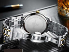 ONTHEEDGE RZY031 Women watch Luxury Gold Blue Wristwatches Quartz Stainless Steel Ms Watches Waterproof with original box