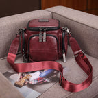 2021 new retro fashion camera barrel-shaped shoulder messenger large-capacity female bag 229