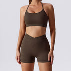 Women yoga suits 2023 new running Sportswear fast drying tight fitness running execise suit women 6921