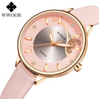 WWOOR New Ins Fashion Women's Watch Simple Waterproof Retro Temperament Quartz Belt Women's Watch 8839