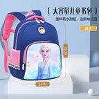Primary school children's schoolbags cute cartoon boy schoolbags kindergarten burden relief and spine protection ultra-lightweight children's backpack 633  schoolbag