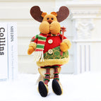Santa Claus doll sitting long legged doll household products Christmas decorations party gift 18405