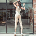 Women's sportswear three-piece causal modest fashion running yoga clothing