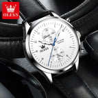 2022 OLEVS New Men's Watch Multifunctional Quartz Watch Business Leisure Simple Thin Men's Watch 2880