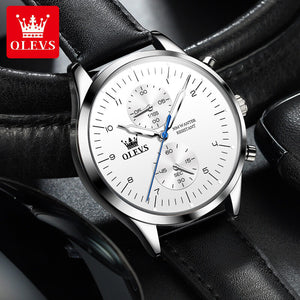 2022 OLEVS New Men's Watch Multifunctional Quartz Watch Business Leisure Simple Thin Men's Watch 2880