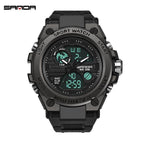 SANDA Professional Military Mens Sports Watches Digital LED Army Dive Watch Men Fashion Casual Electronics Wristwatches