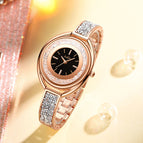 Women watch New quicksand rose gold diamond watch ladies fashion trend quartz watch 055