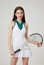 Lulu New Outdoor Sleeveless Badminton Dress Tennis Skirt Sports Suit Women's Golf Pantskirt Women 307