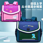 New primary school students horizontal schoolbag male 6-12 years old flip student schoolbag cartoon cute boys and girls backpack