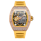 ONOLA ON3838D 2023 New  Men watch Automatic Mechanical Watch Men's Silicone Band Fashion Waterproof men's business casual watch