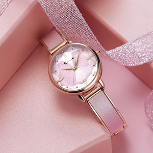 2022 Kimio6300 New online Women's Watch Waterproof Student Korean Simple Fashion Trend Leisure Women's Watch