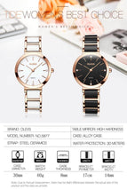 OLEVS women watch Fashion Korea Ceramic Waterproof lady Quartz casual office lady Watch 5877