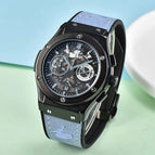 Classic Trendy HB Atmospheric Men's Quartz Multi-Functional Six-Pin Calendar men's casual Watch 1073HB