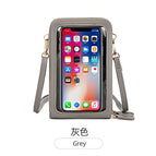 Touch screen messenger mobile phone bag female 2022 new trendy multi-functional fashion simple shoulder small bag mini mobile phone bag SJ617