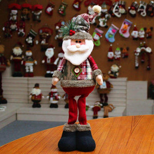 Christmas Decorations Christmas Decoration Dolls Christmas Elk Santa Claus Window Christmas Articles gift 1707