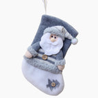 3 PCS Christmas socks Christmas decorations thick flannel Christmas socks pendant Christmas socks gift bag 201932