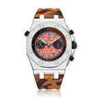 KIMSDUN men's watch fashion multi-functional silicone sports waterproof quartz business watch K-1223B