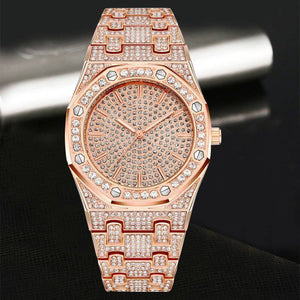 Pintime Starry Diamond Watch Large Dial Full Diamond men and women quartz Watch PT2590
