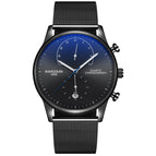 KIMSDUN Fashion ultra-thin watch men's trend multi-function waterproof quartz watch men's casual watch student K-1874B