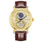 PINTIME Automatic Mechanical men's watch Hollow Fashion Watch Men's fashion business causal Men's Watch 2362