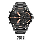 LEEMOON Large Size Fashion Trendy Personality Large Dial Leisure Alloy Steel BandQuartz Leisure DZ Watch Big Watch