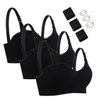 [Larger Stock]3 Pack Nursing Bra for Woman, Seamless Breastfeeding Bras