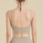 Women Lycra Sports Vest Workout Top Outer Wear Camisole Women's Back Shaping sports Yoga running dancing Bra MZ06