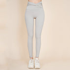 2021 new yoga pants women's high waist fitness pants nine pants running dancing training sports leggings qd35