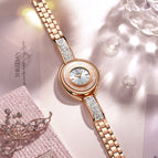 Women watch New quicksand rose gold diamond watch ladies fashion trend quartz watch 055