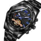 New Forsining Mechanical Watch Men's Fashion Casual Flywheel Toy Automatic Mechanical Watch SLZe260