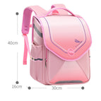 New Children's Flip School Bag Primary School Students 6-12 Years Old student Backpack Boys Girls 3D Space Backpack Waterproof Wear-resistant Ridge Protection Large-capacity Bag