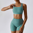 Women yoga Quick-Drying Clothes Suit Women's Professional Gym Training Morning Running Exercise Workout Clothes 8047