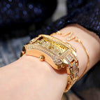 BW women's watch fashion luxury diamond square ladies watch luxury custom ladies quartz watch 8406