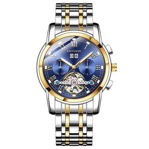 KIMSDUN business watch watch men's tourbillon mechanical watch multi-function luminous waterproof watch K-1896A